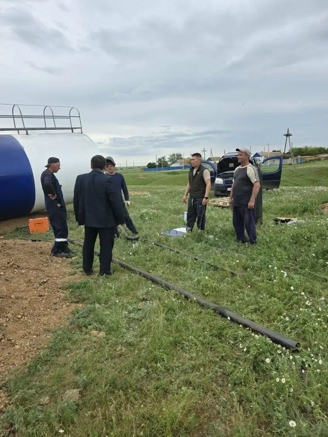 В посёлке Песчаный готовятся к установке новой водонапорной башни