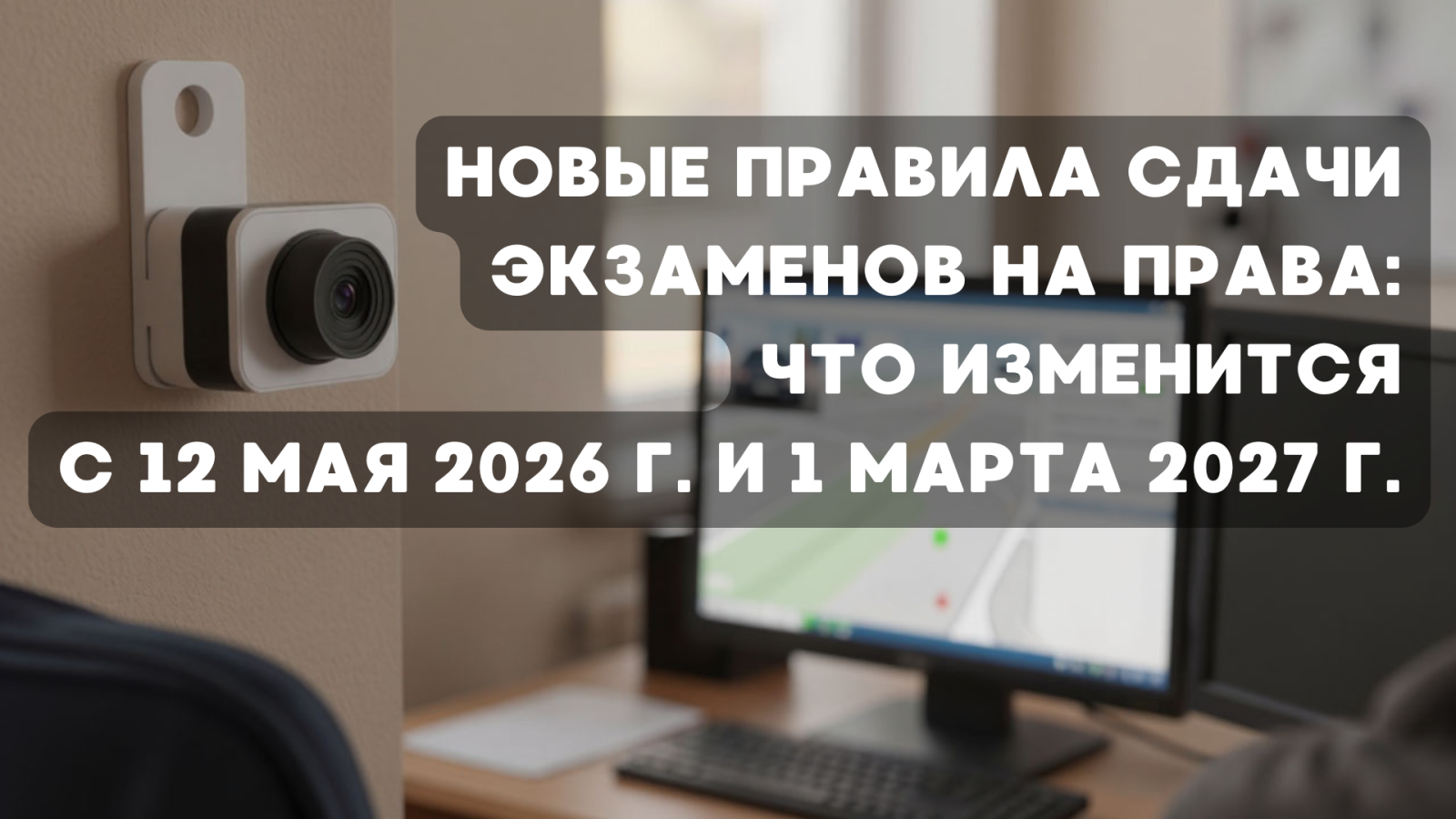 Новые правила сдачи экзаменов на права: что изменится с 12 мая 2026 года и 1 марта 2027 года.