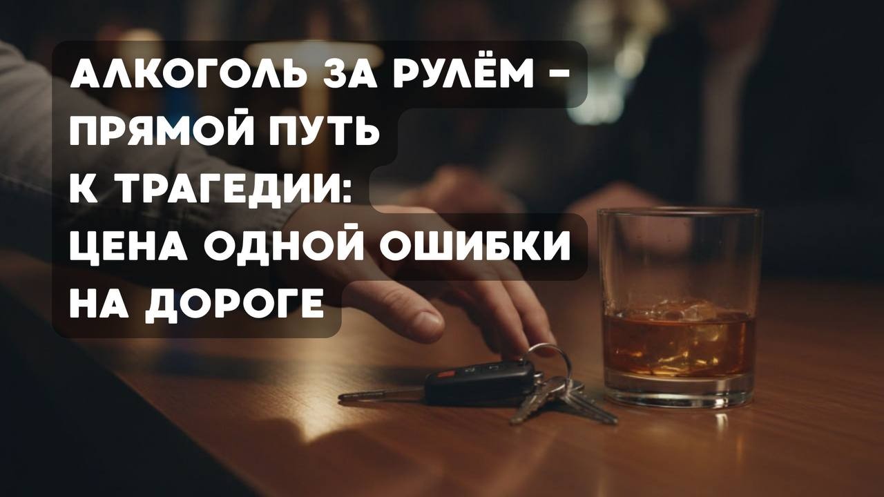 Алкоголь за рулем — прямой путь к трагедии: цена одной ошибки на дороге
