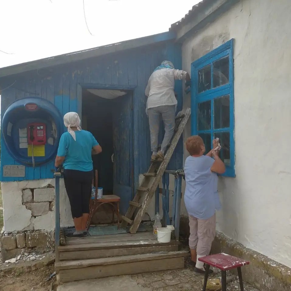 В посёлке Бага-Чонос неравнодушные жители провели субботник
