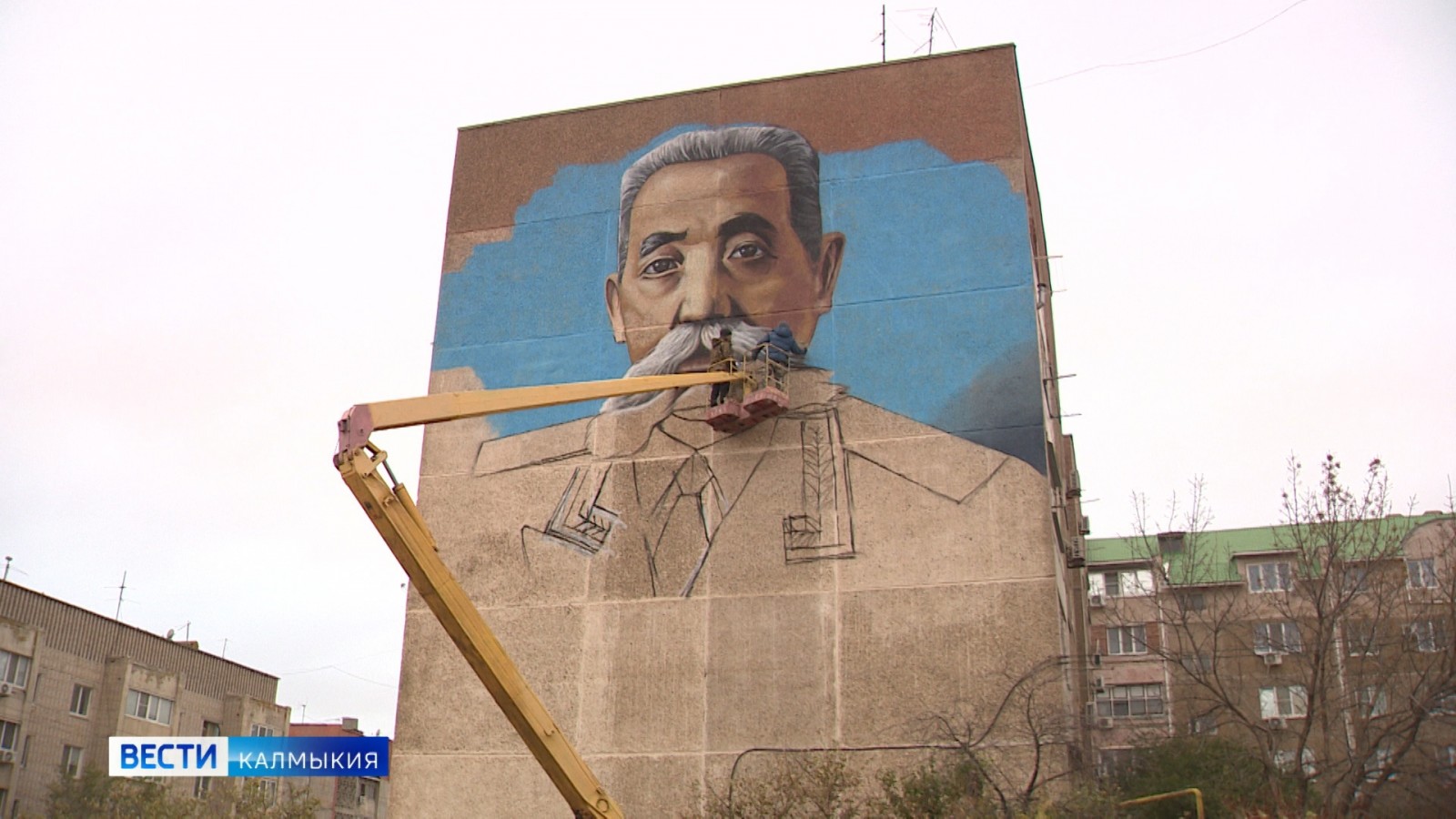 В Элисте появится масштабный портрет Героя Советского Союза  Оки Ивановича Городовикова