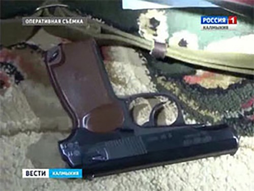 В Калмыкии полицейские изъяли у местного жителя оружие и боеприпасы