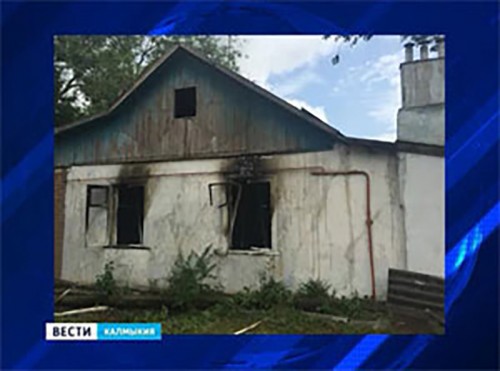 Пятилетний ребенок погиб в результате пожара в жилом доме в Элисте