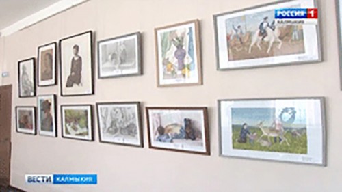 В Астрахани состоялось открытие выставки «Палитра талантов Калмыкии»