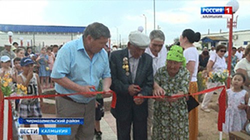 В поселке Адык состоялось торжественное открытие Парка отдыха