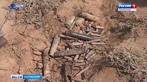 В Калмыкии найдены боеприпасы со времен Великой Отечественной войны