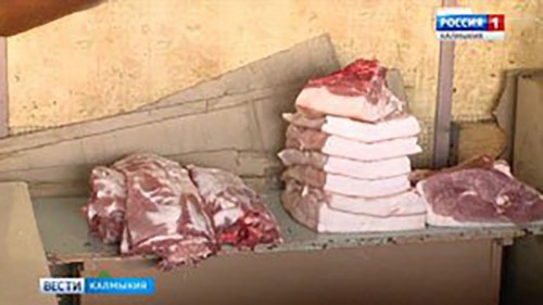 Контролирующие органы провели рейд в несанкционированных местах торговли мяса