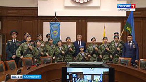 Алексей Орлов встретился с воспитанниками военно-патриотического клуба « Десантник»