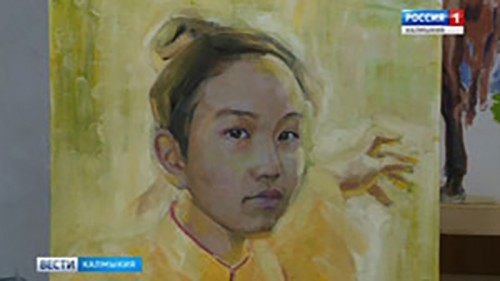 Вторую персональную выставку представил калмыцкий живописец Тимур Цонхлаев