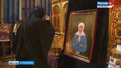 Мощи святой Матроны доставлены в в храм-часовню Сергея Радонежского
