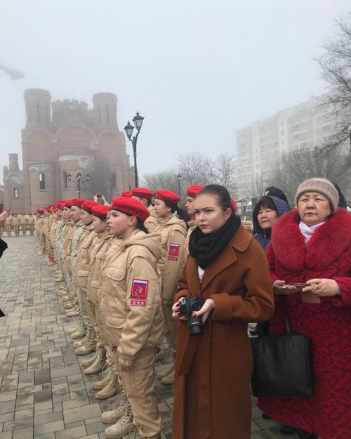 Сегодня в Элисте состоялась торжественная церемония вступления новичков в ряды юнармейцев