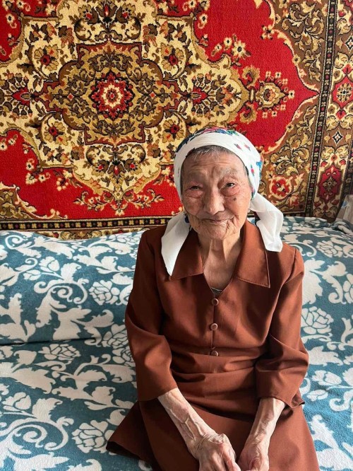Элистинка -Бося Михайловна Лиджиева, отмечает свой 95 –й день рождения