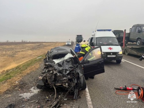 В Целинном районе в результате ДТП погиб человек