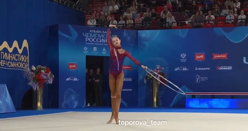 В Москве во Дворце гимнастики Ирины Винер проходит Чемпионат России по художественной гимнастике 2025.