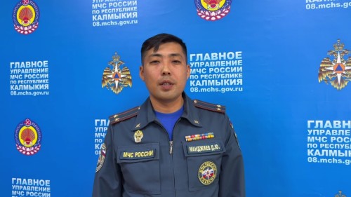 Сегодня сотрудники МЧС России по Республике Калмыкия ликвидировали возгорание в Кетченеровском районе.