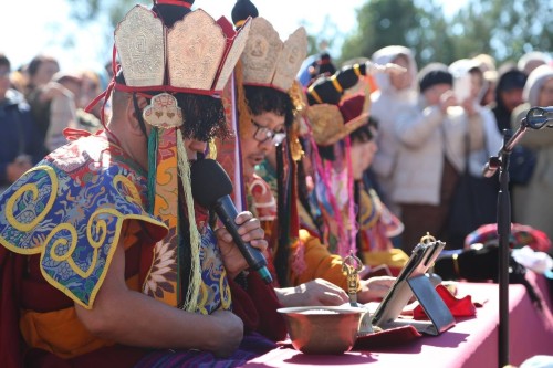 В Центральном хуруле проходит ритуал «Джинсег» с подношением огненной пуджи.