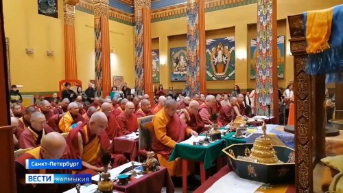 Делегация Калмыкии приняла участие в торжествах по случаю 110-летия Санкт-Петербургского буддийского храма «Дацан Гунзэчойнэй».