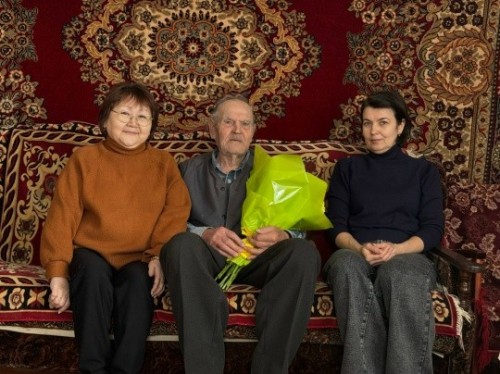 Сегодня 90-летний юбилей отмечает житель села Садовое Николай Русанов.