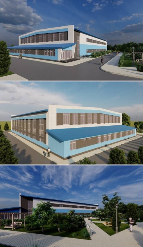 Сегодня в Лаганском районе начинается строительство физкультурно-оздоровительного комплекса.