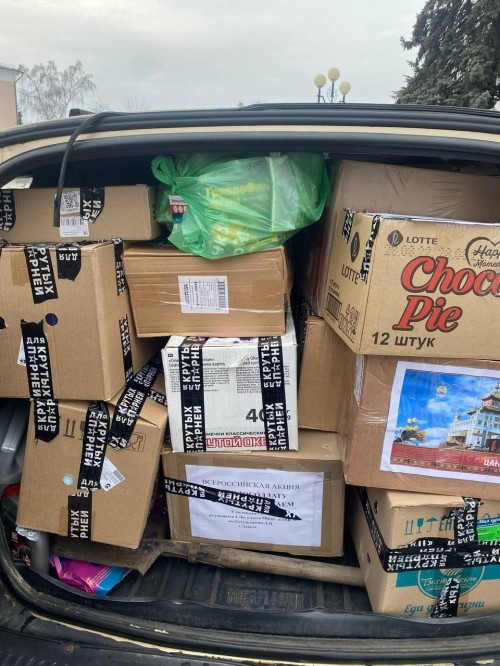 Волонтёры благотворительного фонда «За наших08», Комитета семей воинов Отечества и Ассоциации ветеранов СВО доставили гуманитарную помощь в зону спецоперации.