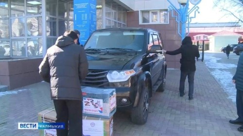 Машины из Калмыкии выручают военнослужащих при выполнении боевых задач.