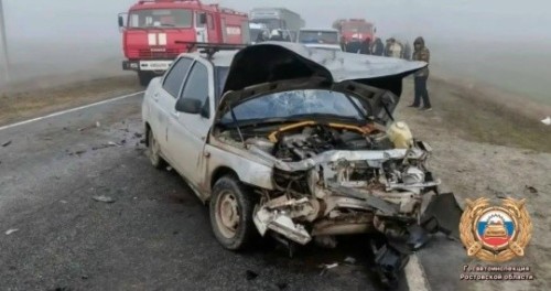 На трассе «Элиста — Зимовники» в Ростовской области произошло два смертельных ДТП
