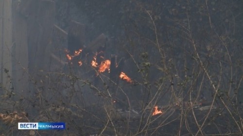 За прошедшую неделю на территории Республики Калмыкия зарегистрировано 6 пожаров