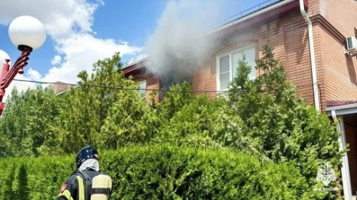В Элисте ликвидировали возгорание в здании Управления судебного департамента.