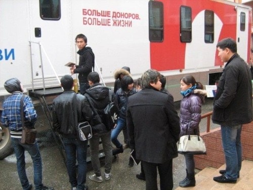 С 6 по 9 декабря мобильная станция переливания крови будет работать в восточных районах Калмыкии