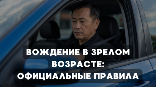 Вождение в зрелом возрасте: официальные правила