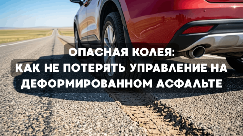 Опасная колея: как не потерять управление на деформированном асфальте