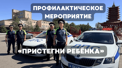 В Элисте прошел профилактический рейд «Пристегни ребенка»
