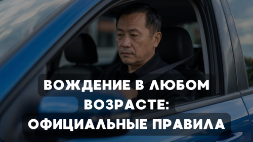 Вождение в любом возрасте: официальные правила