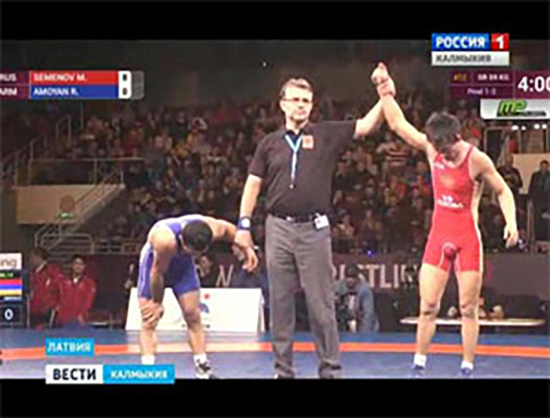 Мингиян Семенов завоевал золото на Чемпионате Европы в Латвии