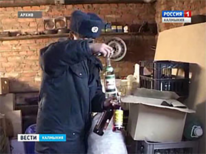 Полицейские изъяли контрафактную алкогольную продукцию