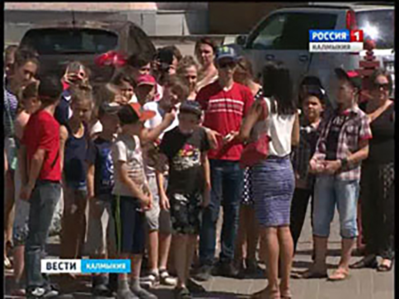 Дети из Луганской народной республики посетили Элисту
