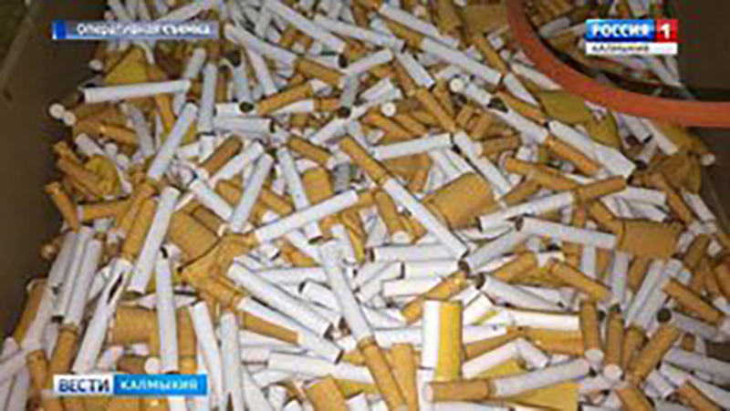 В Элисте выявлен склад по незаконному производству табачных изделий