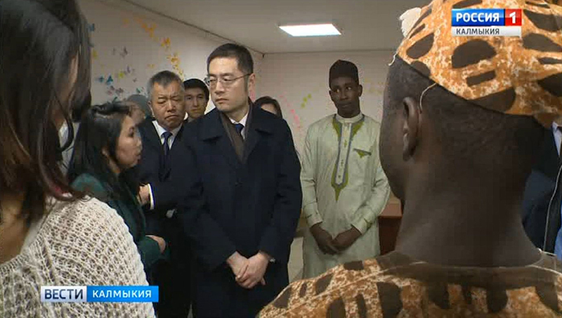 Китайская делегация посетила Калмыцкий госуниверситет