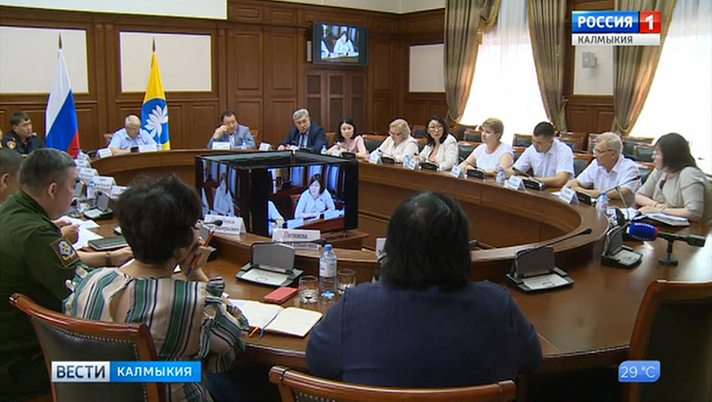 Состоялось заседание антинаркотической комиссии Калмыкии