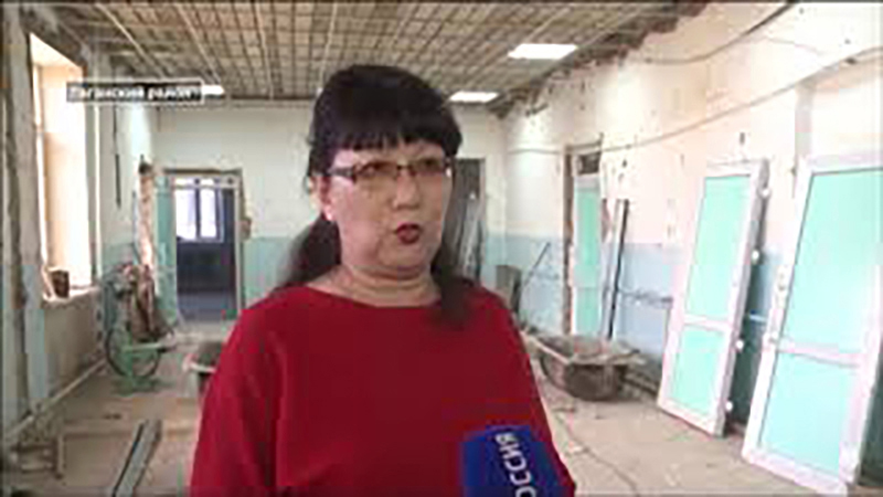 Капитальный ремонт Северной школы Лаганского района