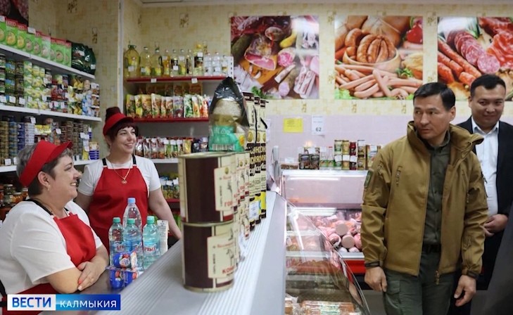 Калмыкия открыла в Луганской Народной республике первый магазин с брендовыми экопродуктами