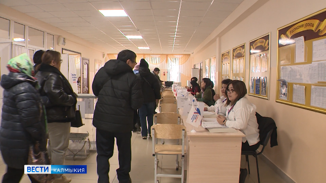 Избиратели Калмыкии показали высокую активность