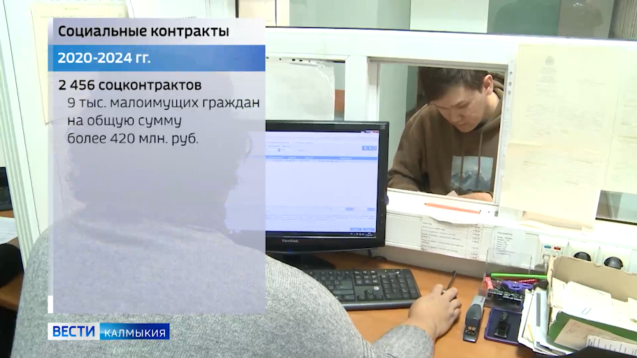 В Калмыкии в 2024 году заключено 549 социальных контрактов.