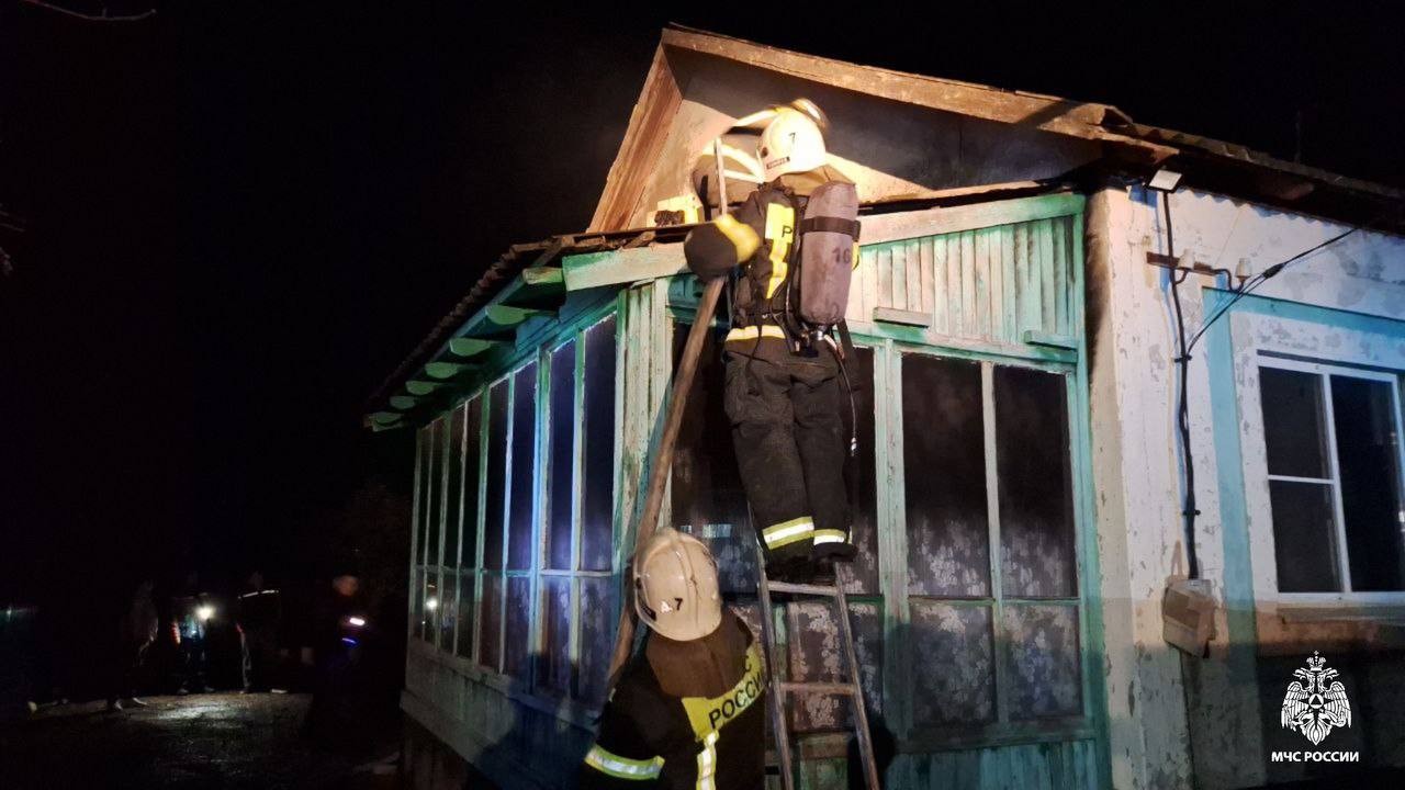 Пожар в Целинном районе ликвидирован сотрудниками МЧС