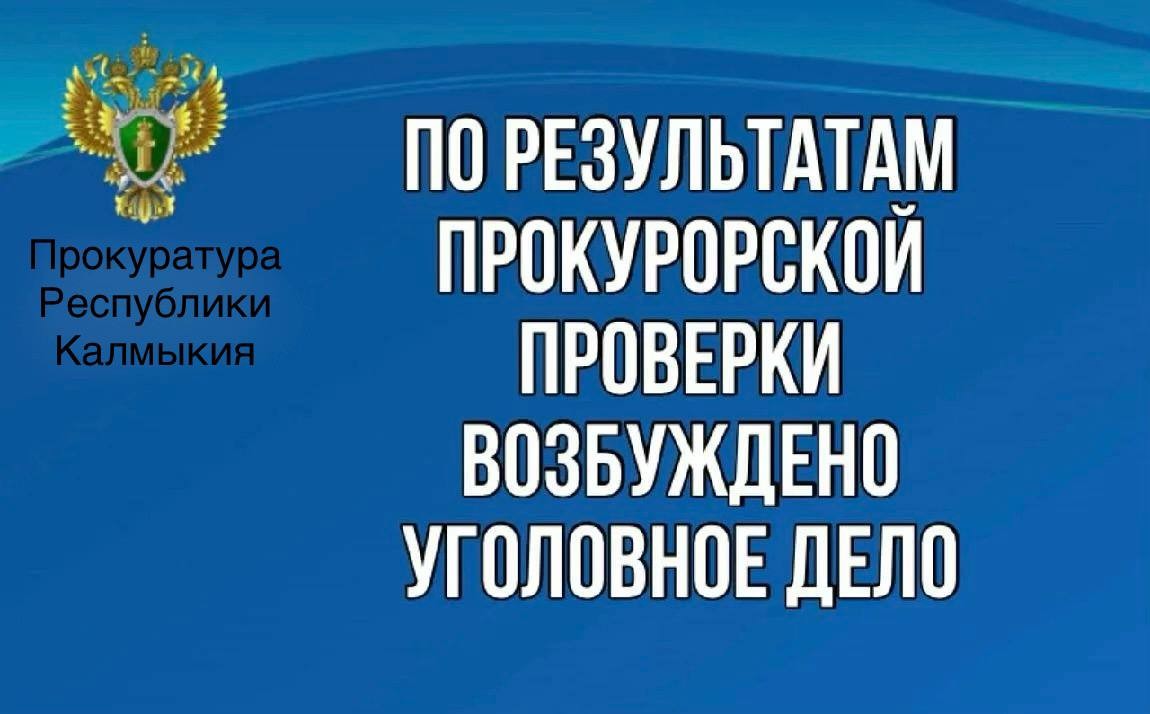 По материалам прокурорской проверки возбуждено уголовное дело о присвоении денежных средств в особо крупном размере