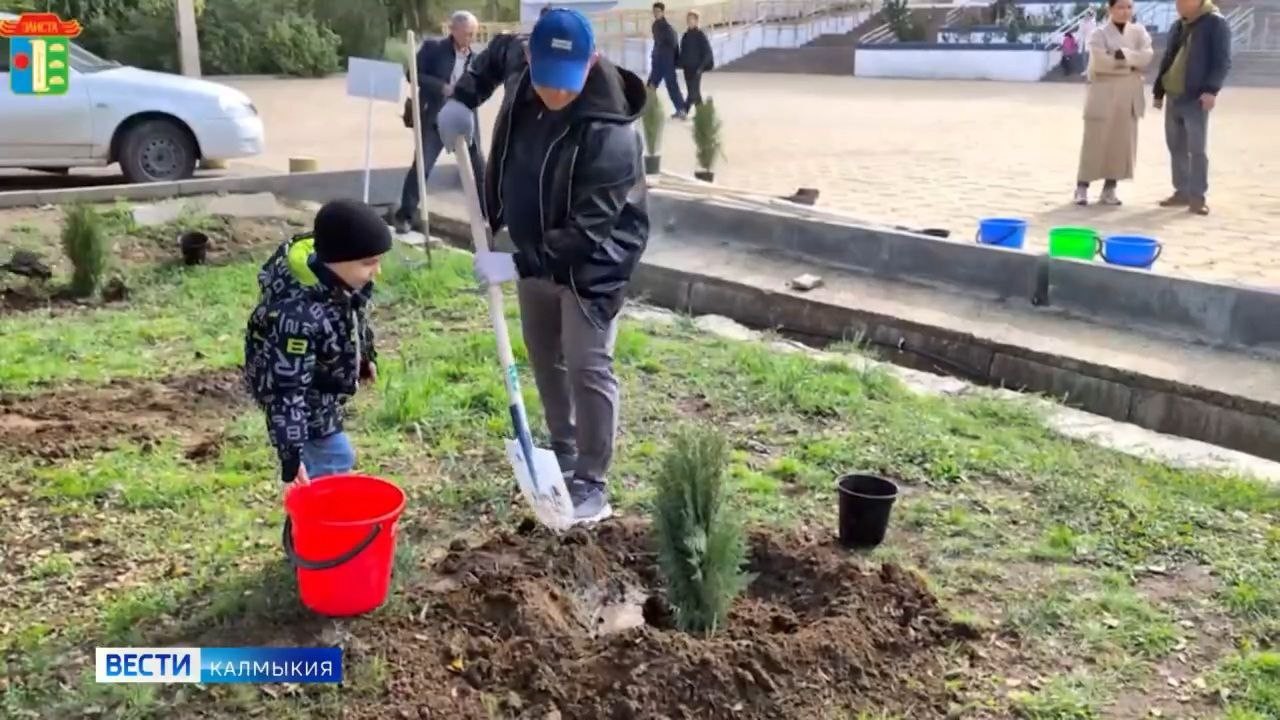 В Элисте появился сад отцов.