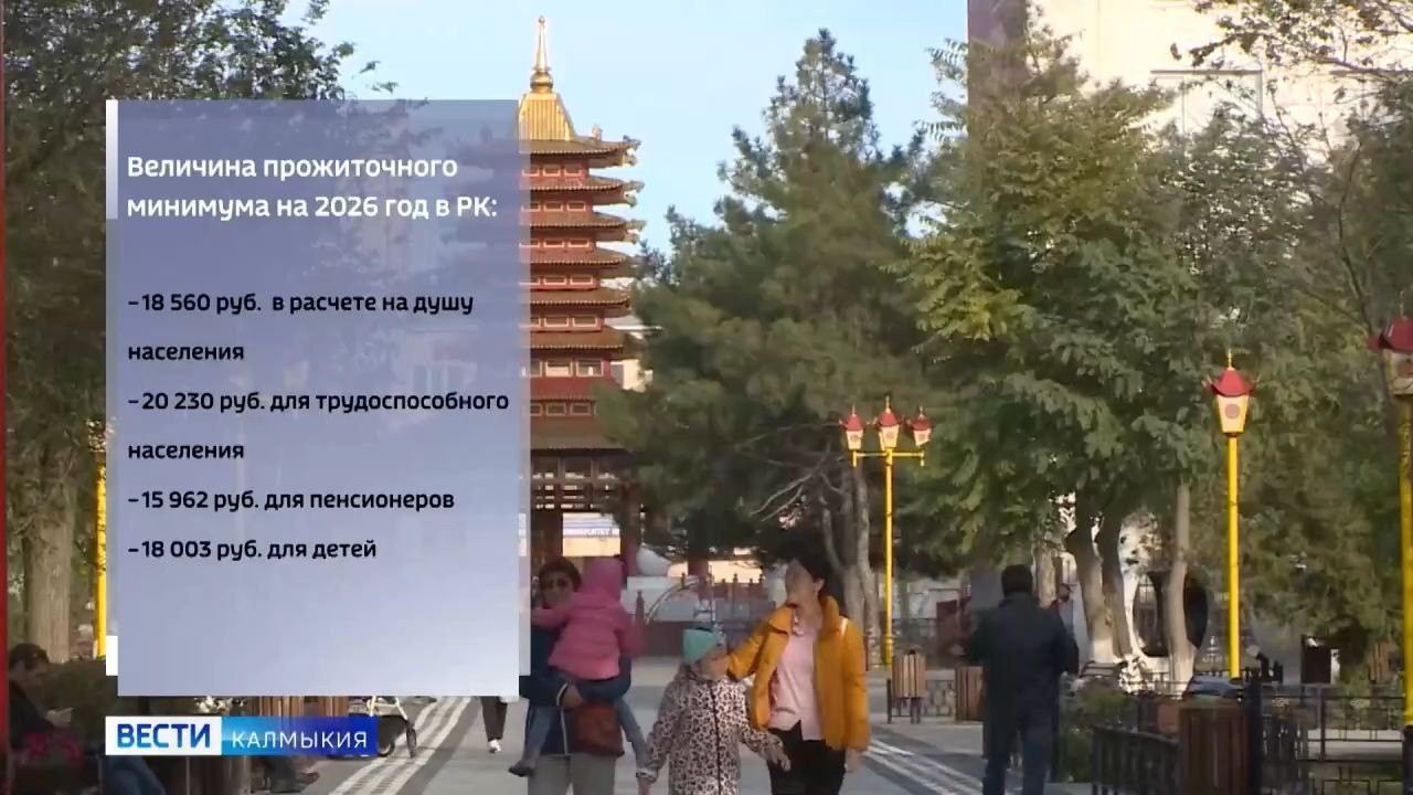 В Калмыкии утвердили прожиточный минимум на следующий год.