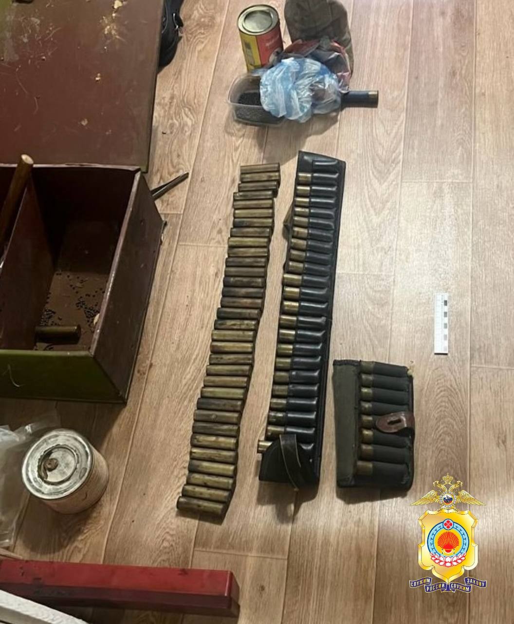 В Малодербетовском районе сотрудники полиции изъяли у местного жителя оружие и боеприпасы.