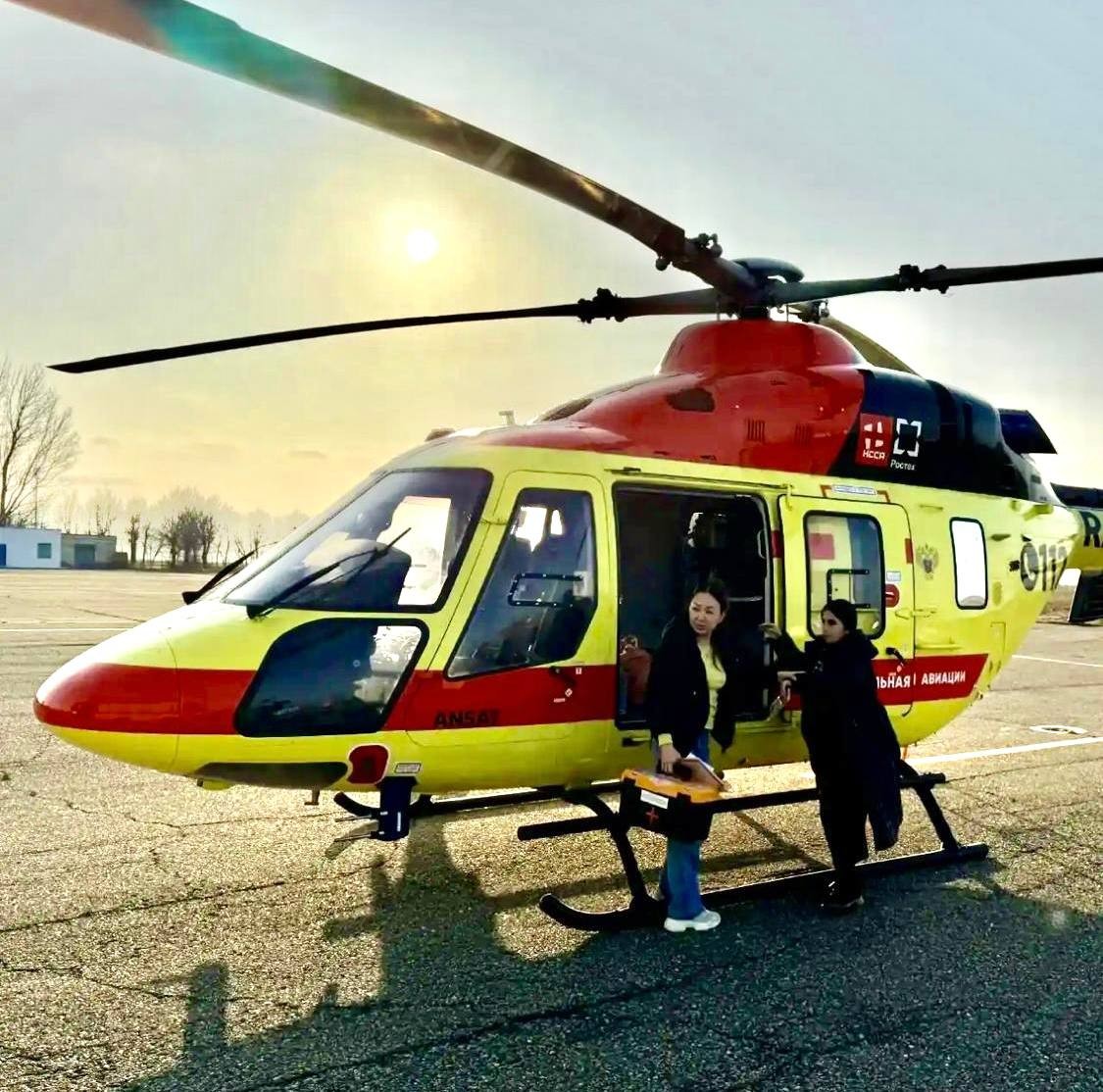 Врачи и санитарная авиация спасли беременную женщину в Калмыкии.