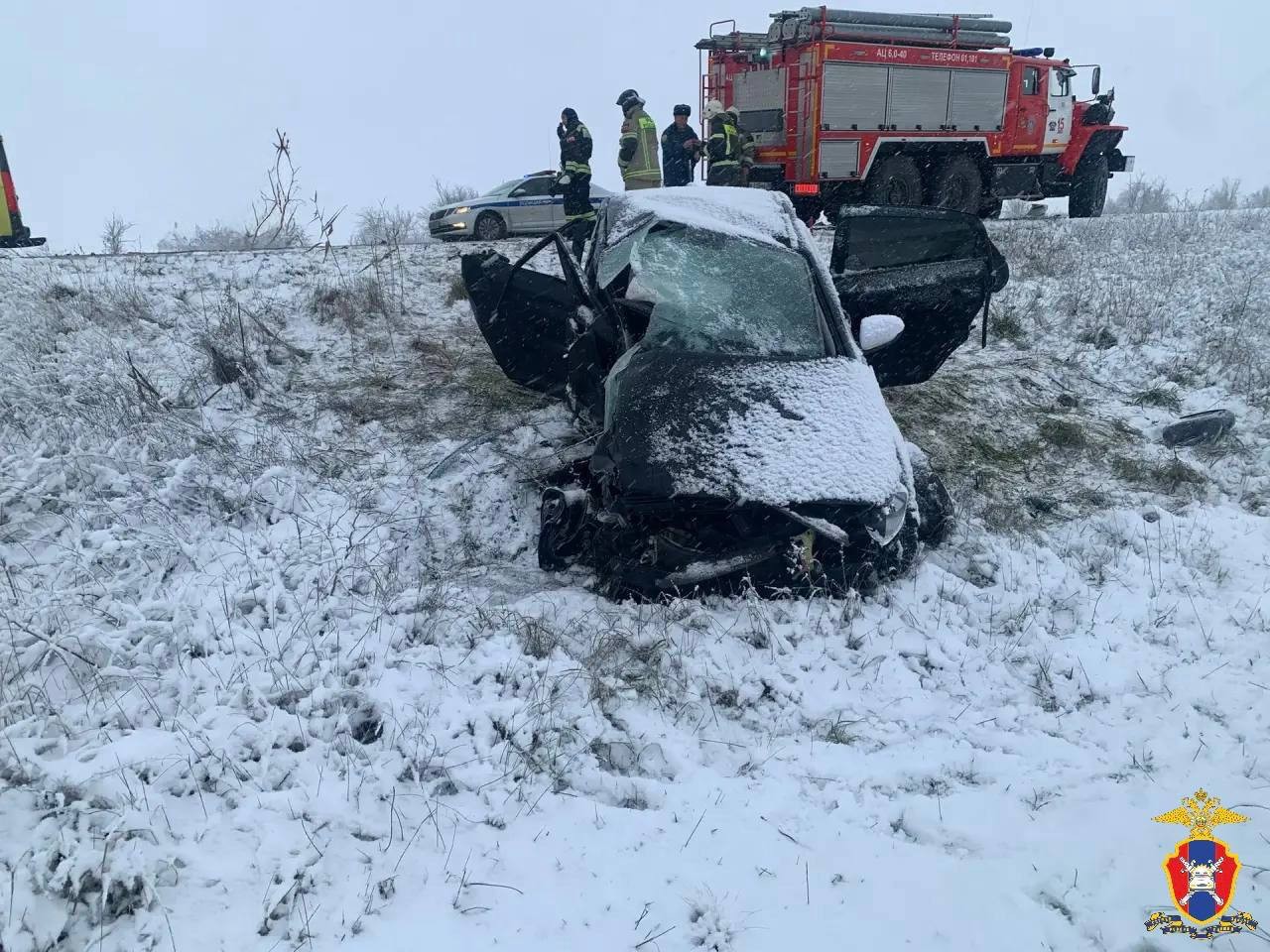 На трассе «Элиста — Арзгир — Минеральные Воды» произошло смертельное ДТП.